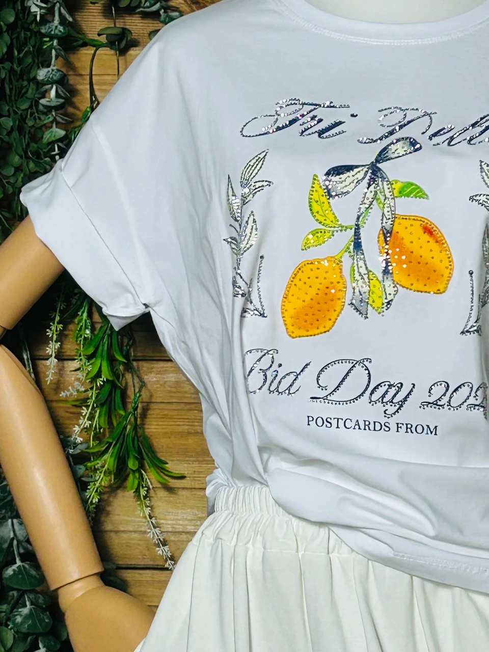 T-shirt citrons et brillants – photo 7